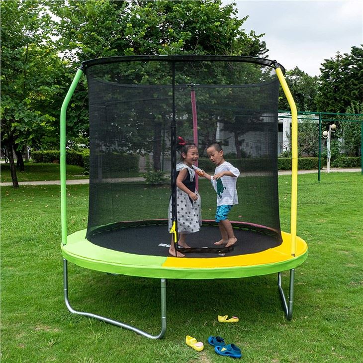 Trampolina ogrodowa 8FT z siatką zabezpieczającą